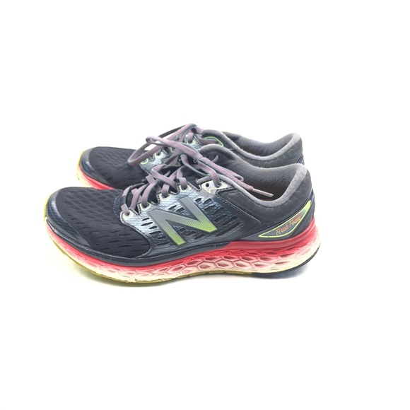 New Balance Men’s Fresh Foam Shoes Black/Red - Picture 3 of 6